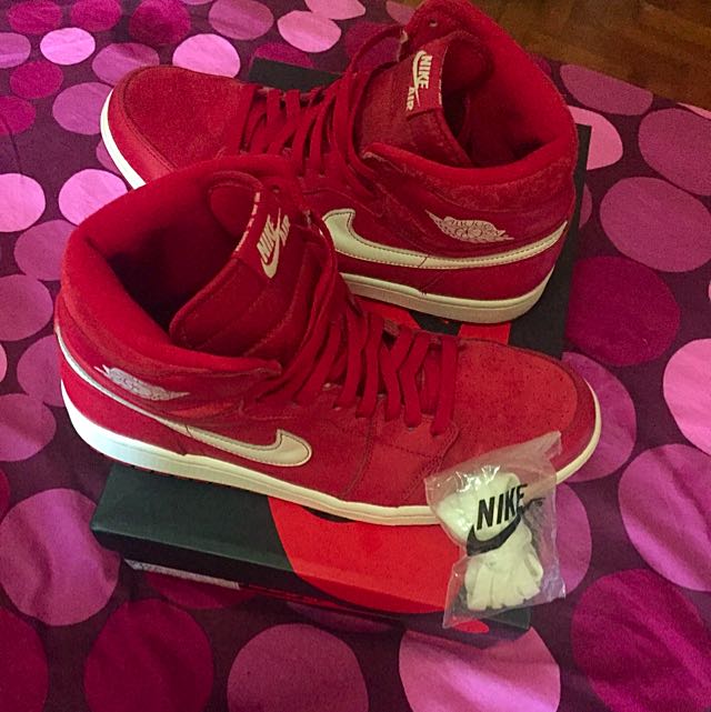 Air Jordan 1 OG Gym Red With OG Everything Deadstock Men s Fashion Footwear Sneakers on Carousell