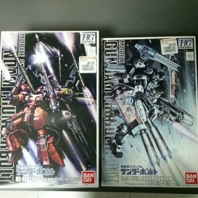 Hg Gundam Thunderbolt Psycho Zaku Ii Full Armor Gundam Bnib Toys Games On Carousell