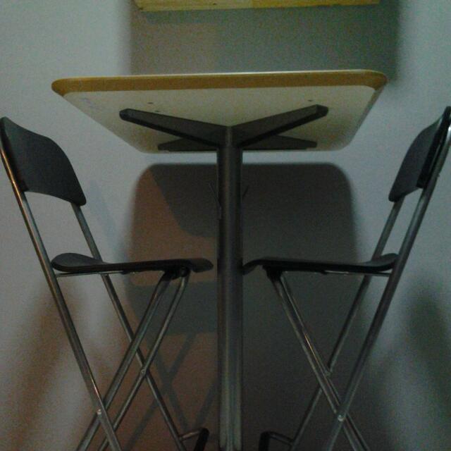 Ikea Bar Top Table And High Chair Billsta Delivery Furniture On