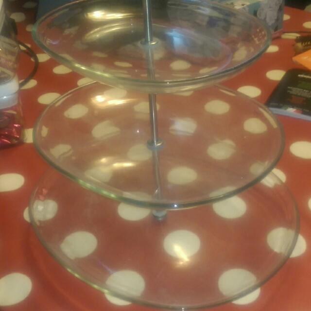 Preloved Ikea 3 Tier Cake Stand Condition 8 10 Furniture On