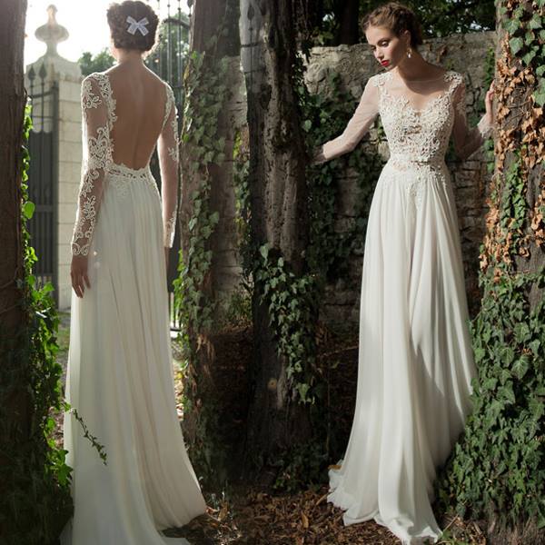 Lace Bare Wedding Dress Fashion Dresses