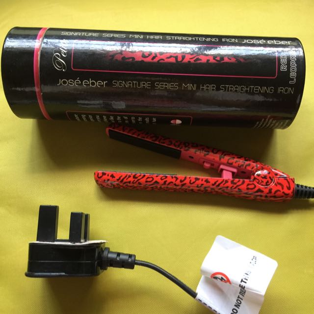 Used Jose Eber Signature Series Mini Hair Straightening Iron