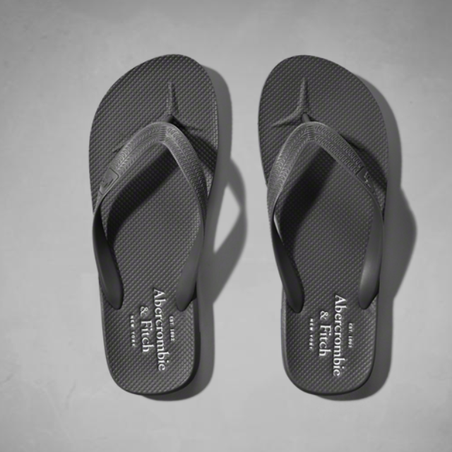 Authentic A\u0026F Rubber Flip Flops, Men's 