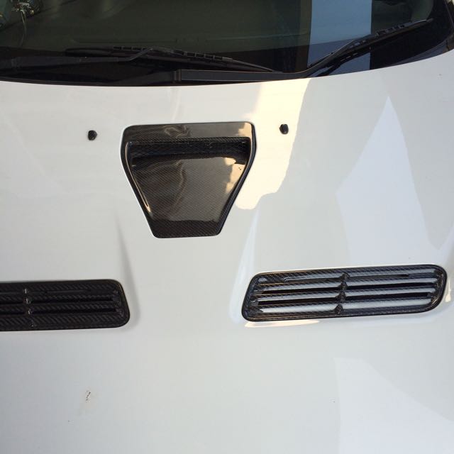 Carbon Fiber Vents For Evo X, Car Accessories on Carousell