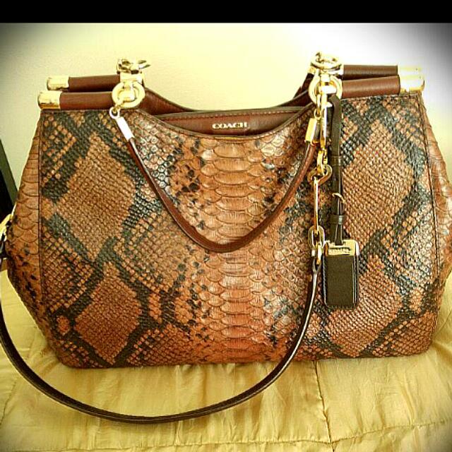 Coach python bag