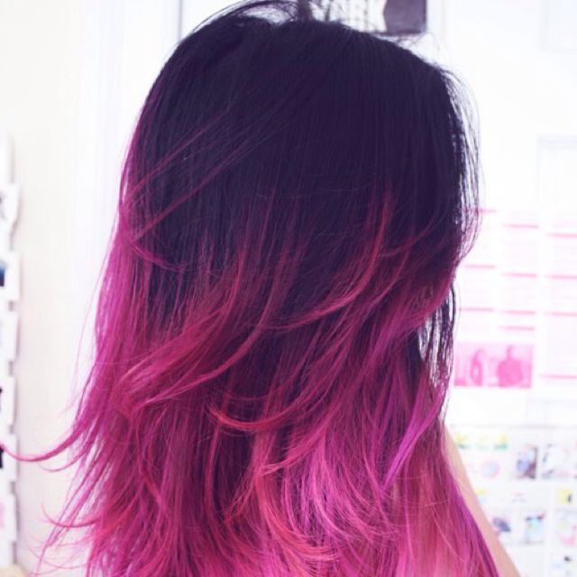 How to color my hair bright pink over dark brown hair - Quora