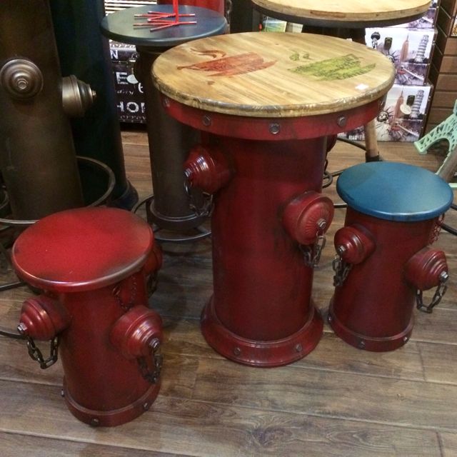 Fire Hydrant Style Table And Chairs Home Furniture On