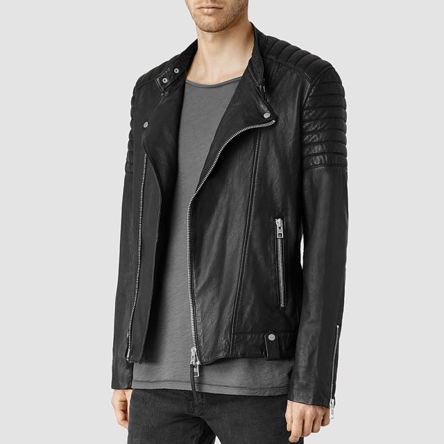 Jasper leather biker jacket new arrivals