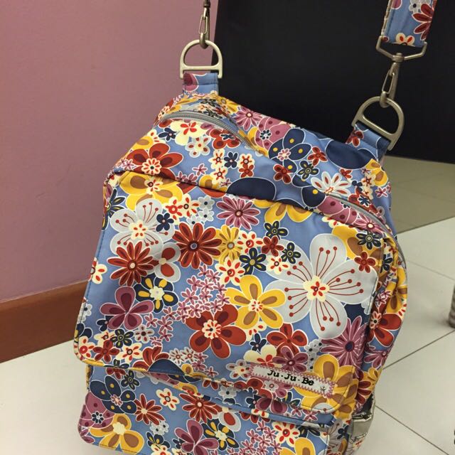 Jujube Packabe In Blue Bouquet Babies Kids Going Out Diaper Bags Wetbags on Carousell