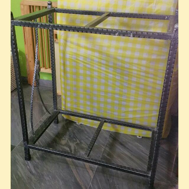 Wrought Iron Aquarium Stand (USED), Furniture & Home Living, Home Decor