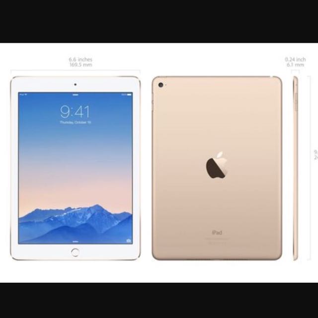 Apple Ipad Air 2 4g Wifi 64gb Gold Color Bnib Electronics On Carousell