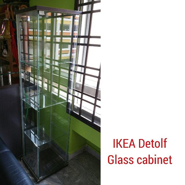 IKEA Detolf Glassdoor (USED), Furniture & Home Living, Furniture, Shelves,