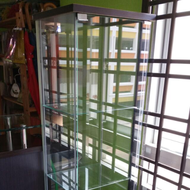 IKEA Detolf Glassdoor (USED), Furniture & Home Living, Furniture, Shelves,