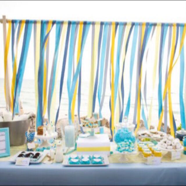 Ribbons Backdrop, Design & Craft on Carousell