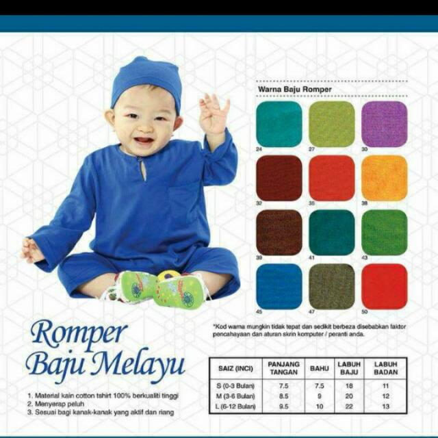 Romper Baju  melayu  Raya for baby  boy  Fesyen Lelaki di 