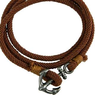 TF:ZO 100% Authenthic Rope Brown Anchor Bracelet $19 Mailed