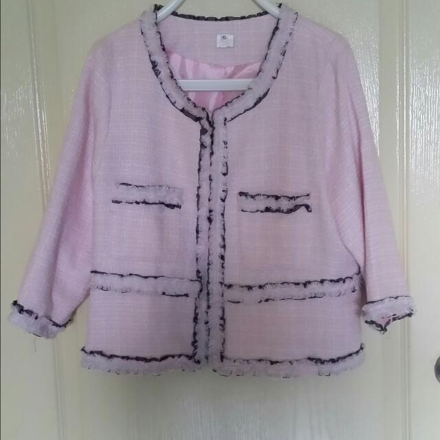 baby pink ladies jacket