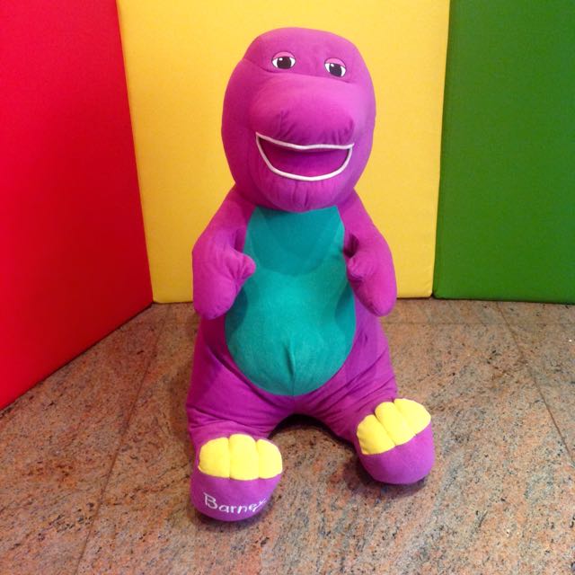 jumbo barney plush toy