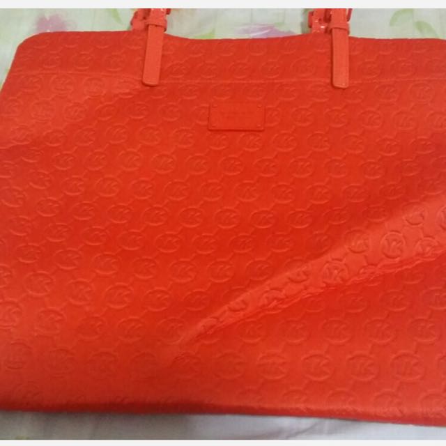 mk orange bag