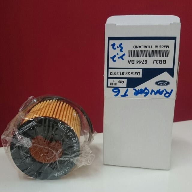 Oil Filter ORIGINAL - Ford Ranger T6, Auto Accessories on Carousell