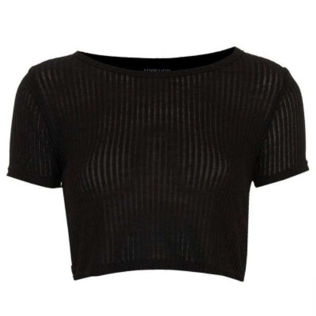 Topshop crop tee Outlet