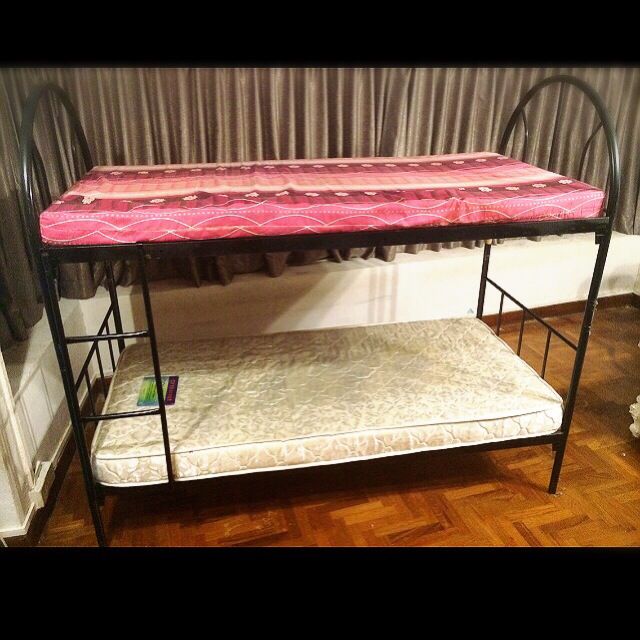 Used Double Decker Bed For Sale!, Furniture & Home Living, Furniture