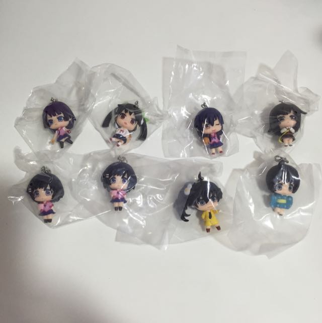 Nisemonogatari / Bakemonogatari (Category: Other Merchandise) located in Singapore. Submitted by qqbloom (Listing ID 22293061, Image 3). Description: Mini Chibi Characters from Nisemonogatari/Bakemonogatari . Got it from Japan. 100% Authentic. Opened to check if I got the one I want. Condition: 100% new with box. Check last picture for available keychain left! $7.50 each.