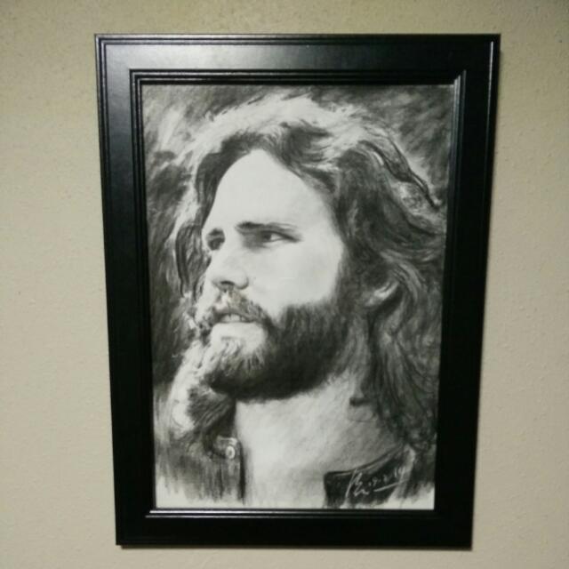 Jim Morrison  Pencil Drawing by STEVEN CHATEAUNEUF  Phot  Flickr
