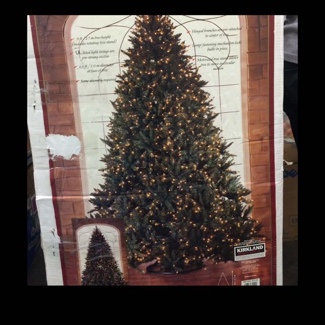 Kirkland Signature 9ft Prelit Rotating Christmas Tree, Furniture