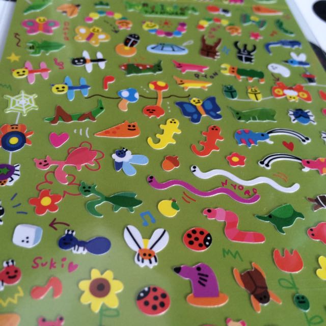 Mind Wave Seals Cute Insect Stickers Design Craft On Carousell