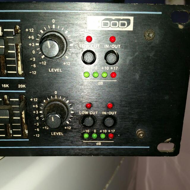Final Sale DOD R231 C Series Graphic Equalizer, Hobbies & Toys, Music & Media, Music