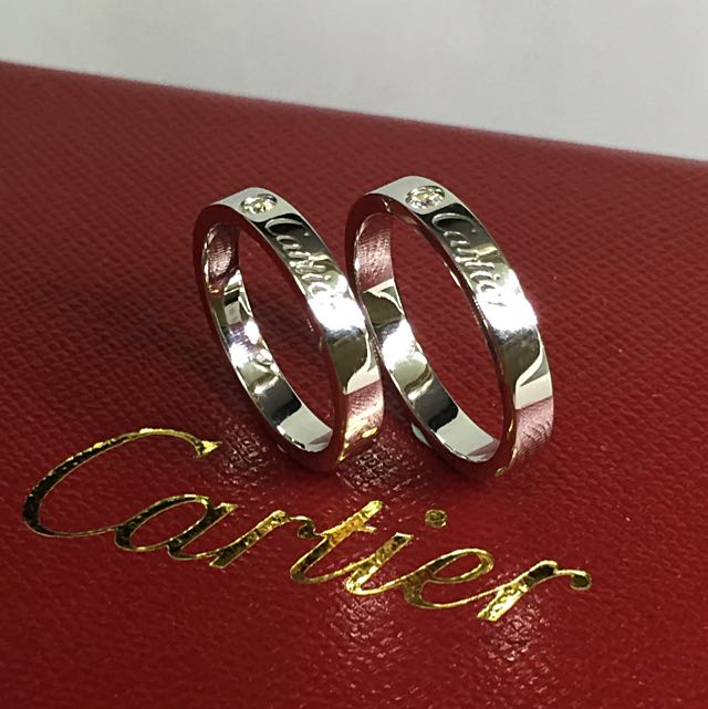 Cartier wedding store rings for her