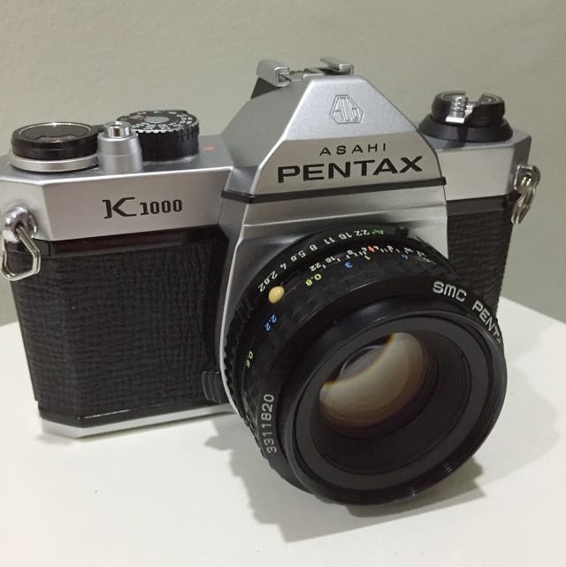 Asahi Pentax K1000 With Sync Pentax 50mm F2 Lens, Photography 