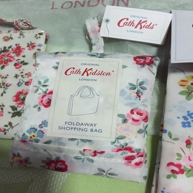 New Cath Kidston Wristlet Foldaway Shopping Bag Laundry Bag Luxury Bags Wallets on Carousell