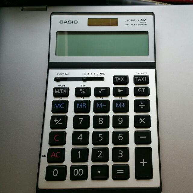 Casio JS140TVS Calculator, Everything Else on Carousell
