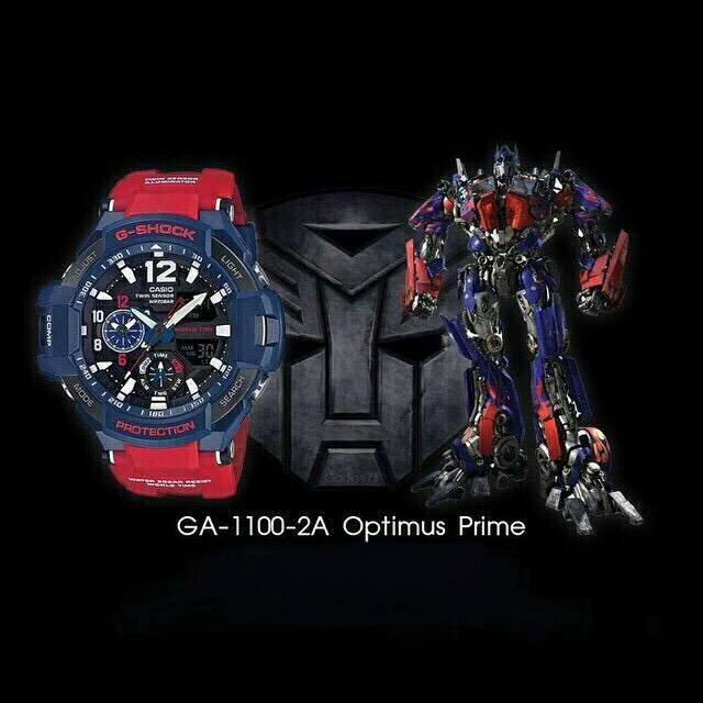 g shock master optimus prime