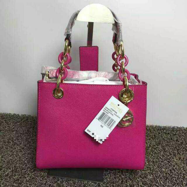 raspberry michael kors bag