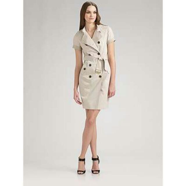 Burberry Brit Trench Dress With Short 
