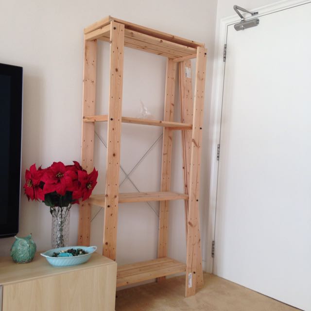 IKEA Gorm Solid Pine Wood Shelf, Furniture & Home Living, Furniture