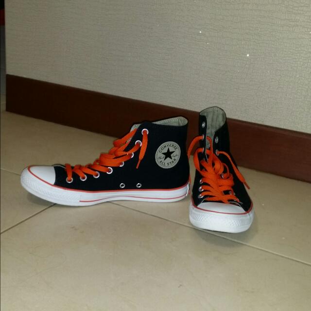 Orange Shoelaces. Size UK8 UERO41 