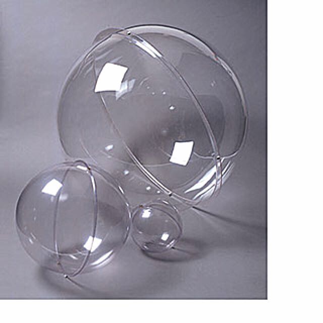 Clear Plastic Spheres / Balls, Hobbies & Toys, Stationery & Craft