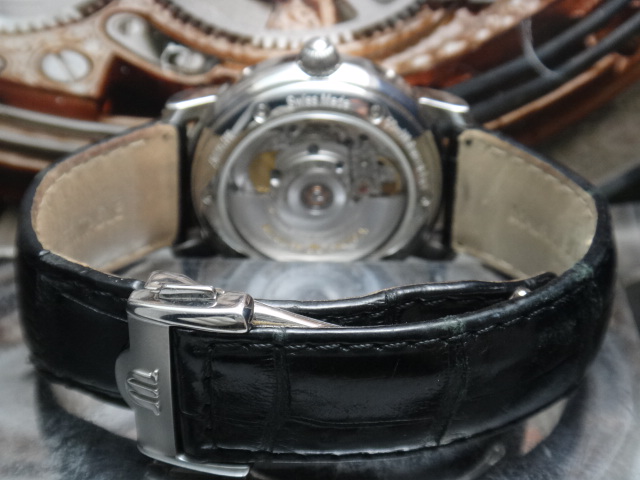 MAURICE LACROIX MASTERPIECE MOON PHASE AUTOMATIC WATCH