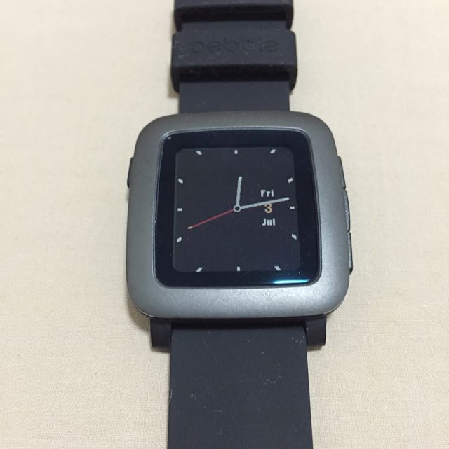 pebble time black