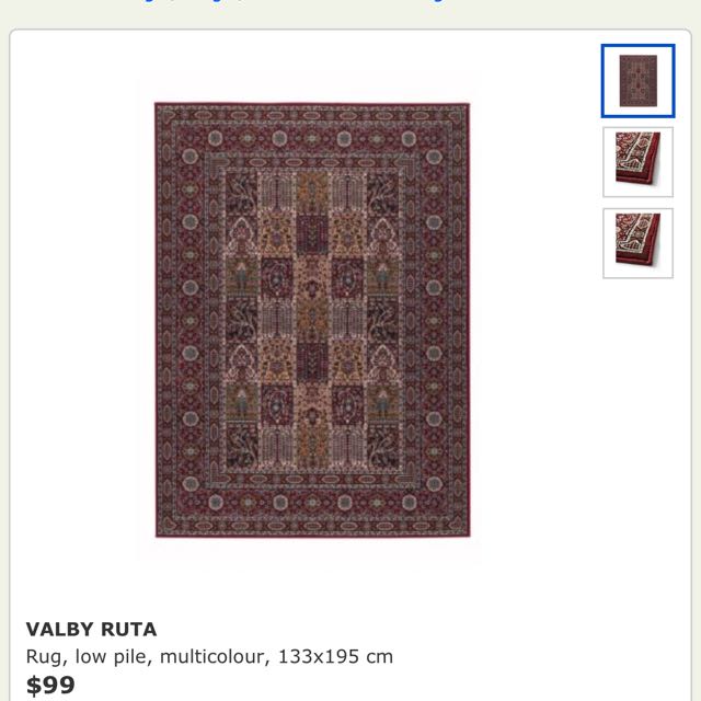 Preloved IKEA Rug For Sale, Furniture & Home Living, Furniture, Tables