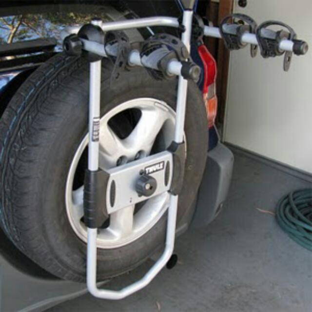 thule spare wheel bike carrier