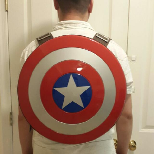 captain america shield backpack thinkgeek
