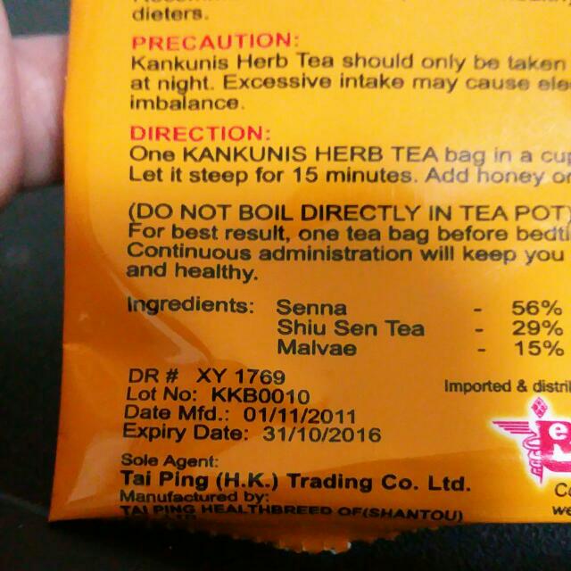 Kankunis Herbal Slimming Tea, Health & Nutrition, Health Supplements