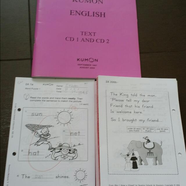 Kumon level 3a english set hobbies toys books magazines children