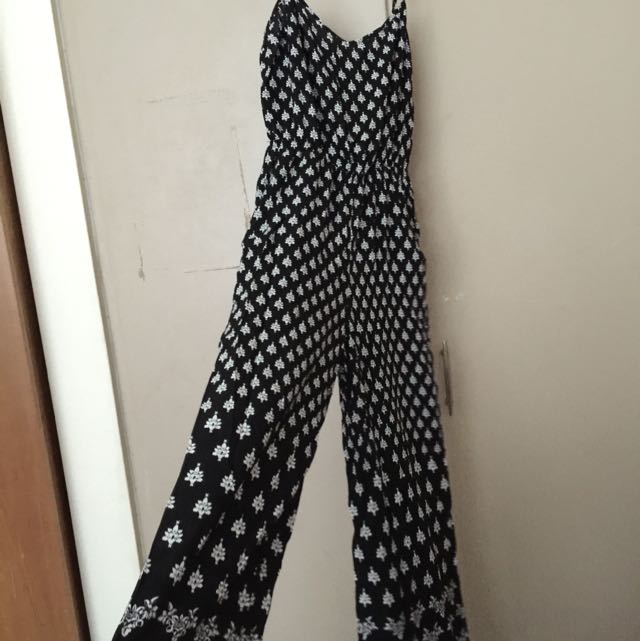 h&m polka dot jumpsuit