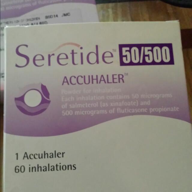 Seretide Accuhaller 50 500 Everything Else On Carousell